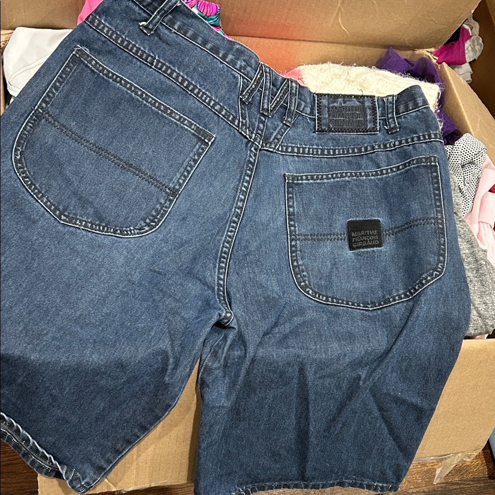 Marithe Francois Girbaud Vintage Blue Jean Shorts